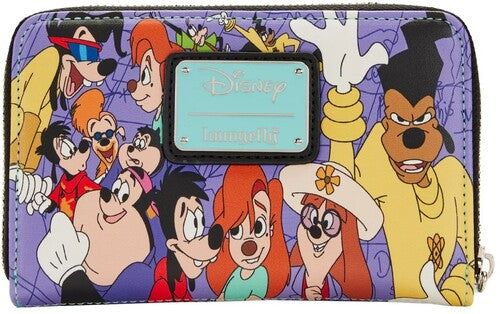 Loungefly Disney: Goofy Movie Collage Zip Around Wallet