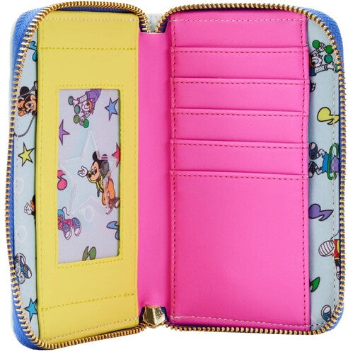 Loungefly Disney: Mousercise Zip Around Wallet