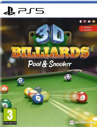 3D Billiards: Pool & Snooker Remastered for PlayStation 5