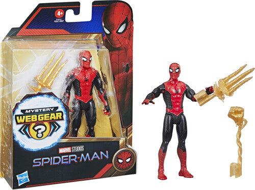 Hasbro Collectibles - Marvel Spider-Man Mystery Web Gear Upgraded Black and Red Suit Spider-Man
