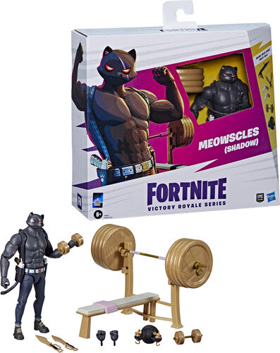 Hasbro Collectibles - Hasbro Fortnite Victory Royale Series Meowscles (Shadow) Deluxe Pack