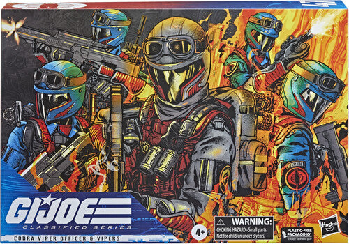 Hasbro Collectibles - G.I. Joe Clssified Series Cobra Viper Officer and Vipers