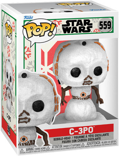 FUNKO POP! STAR WARS: Holiday - C -3PO (Snowman)