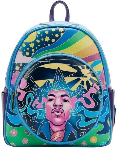 Loungefly: Jimi Hendrix Psychedelic Landscape Zip Mini Backpack