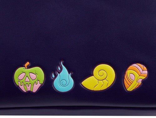 Loungefly Disney: Villains Triple Pocket Glow in the Dark Mini Backpack