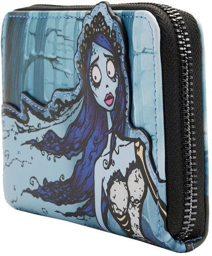 Loungefly Corpse Bride: Emily Forest Zip Around Wallet