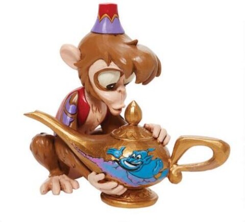 Enesco - Disney Traditions Aladdin Abu with Genie Lamp 4.5 Figure