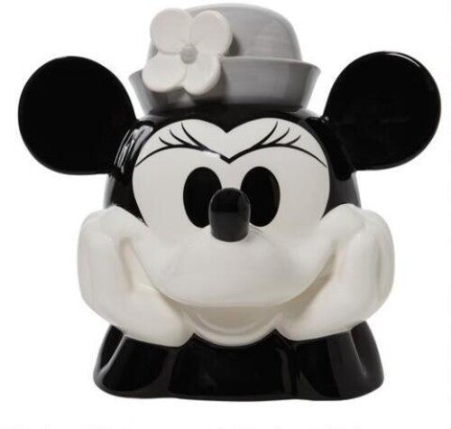 Enesco - Disney Minnie Mouse Black & White Ceramic Cookie Jar