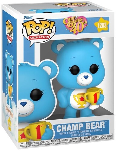 FUNKO POP! ANIMATION: Care Bears 40th Anniversary - Champ Bear (Styles May Vary)