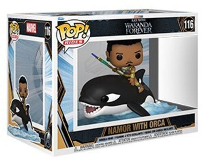 FUNKO POP! RIDE SUPDLX: Marvel - Black Panther - Wakanda Forever - Namor with Orca