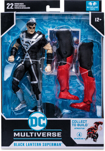 McFarlane - DC Build-a 7" Figures Wave 8 - Blackest Night - Black Lantern Superman