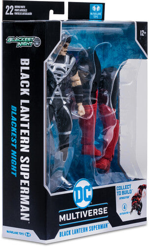 McFarlane - DC Build-a 7" Figures Wave 8 - Blackest Night - Black Lantern Superman