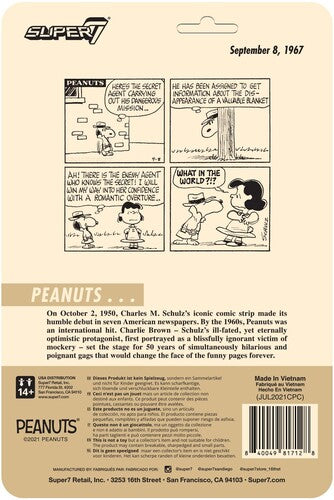 Super7 - Peanuts ReAction Figure Wave 5 - Secret Agent Snoopy