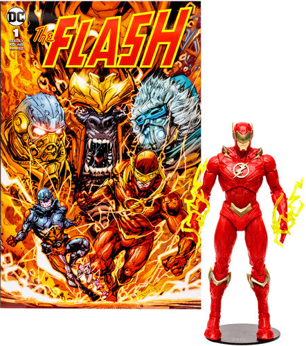DC Direct - Page Punchers 7" Figure With Comic - The Flash Wave 2 - The Flash (Barry Allen)