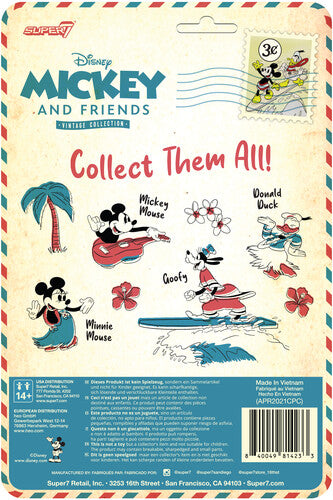 Super7 - Disney Reaction Figures Wave 2 - Vintage Collection - Hawaiian Holiday - Donald Duck