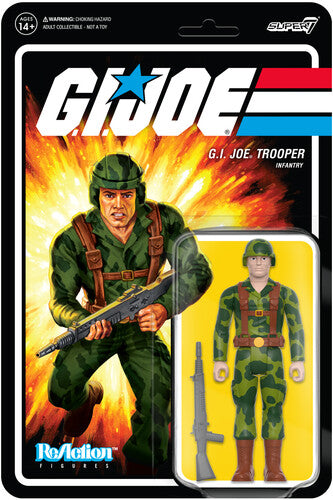 Super7 - G.I. Joe Reaction Wave 4 - Trooper Clean Shaven (Pink)