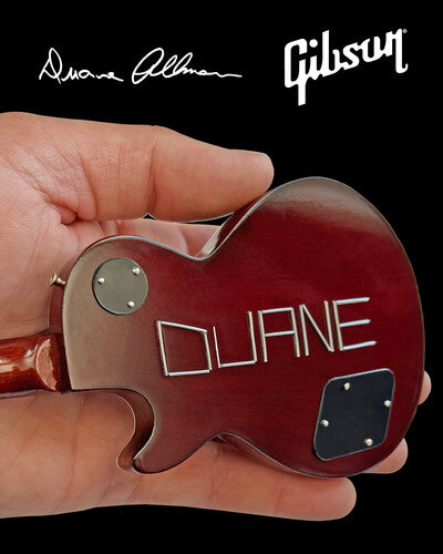 Duane Allman Gibson 1959 Les Paul Tobacco Burst Mini Guitar Replica Collectible