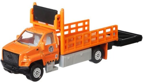 Mattel - Matchbox GMC 3500 Attenuator Truck, Ornage