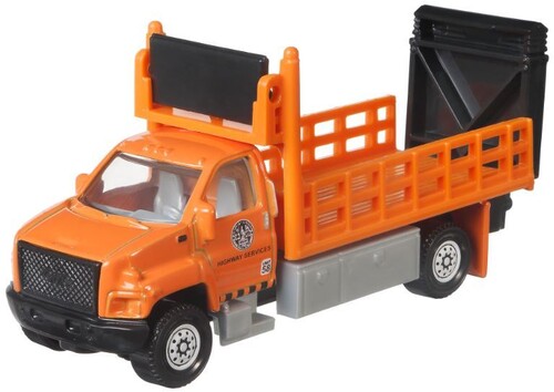 Mattel - Matchbox GMC 3500 Attenuator Truck, Orange