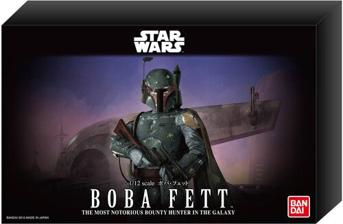 Star Wars Boba Fett – 6 in Bandai Collectible Model Kit, Easy Assembly