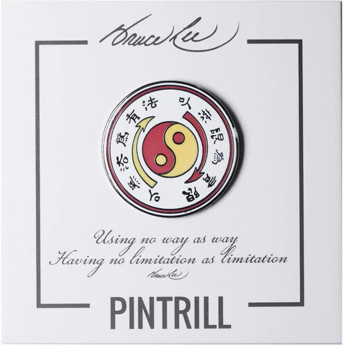 Pintrill - Bruce Lee - Limitless Circle Enamel Pin