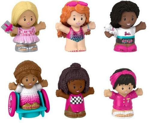 Fisher Price - Little People Barbie Figure Bundle 6-Pack