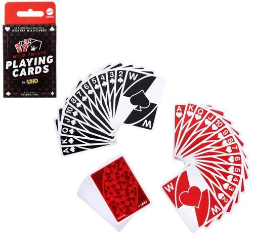 Mattel Games - Wild Twists Playing Cards By UNO
