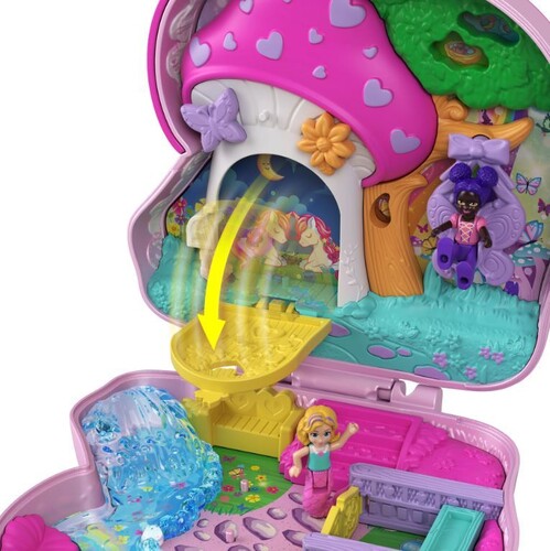 Mattel - Polly Pocket Unicorn Forest Compact