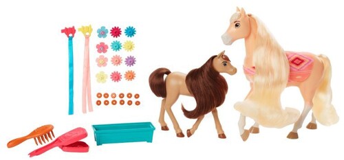 Mattel - Spirit Hair Play Stable Style Chica Linda & Foal (DreamWorks)