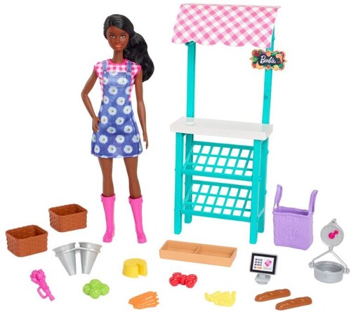 Mattel - Barbie I Can Be Farmers Market Doll & Playset, African American