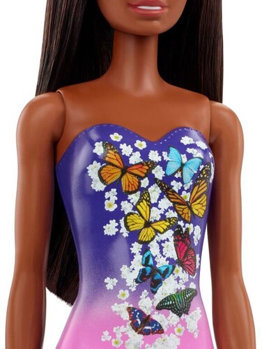 Mattel - Barbie Beach Doll Butterflies & Baby's Breath, African American