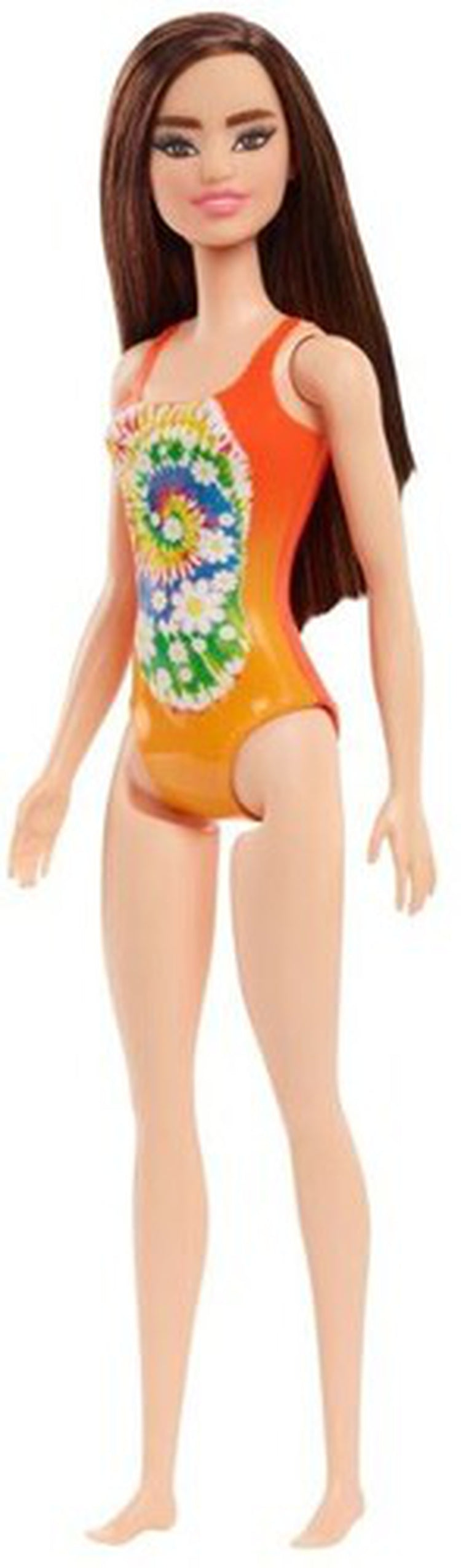 Mattel - Barbie Beach Doll Tie Dye & Daisies, Brunette