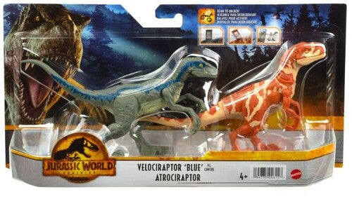 Mattel - Jurassic World Dino Battle Pack Velociraptor "Blue" vs. Atrociraptor