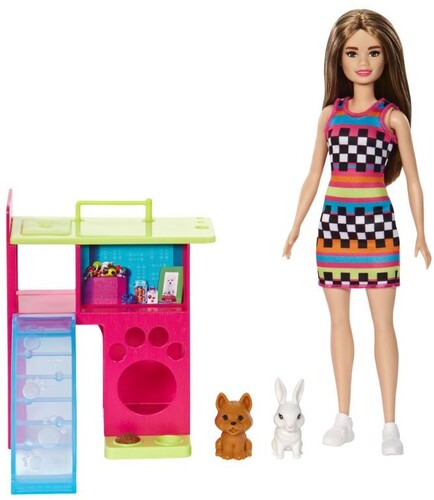 Mattel - Barbie Pet Playhouse Playset with Doll