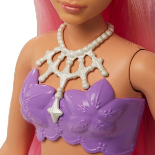 Mattel - Barbie Dreamtopia Mermaid with Purple Top, Pink Hair