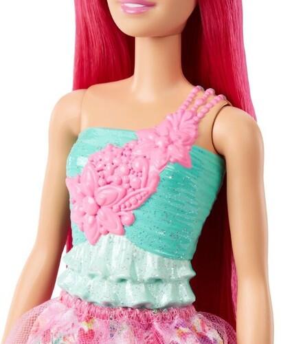 Mattel - Barbie Dreamtopia Princess with Pink Hair and Green Tiara
