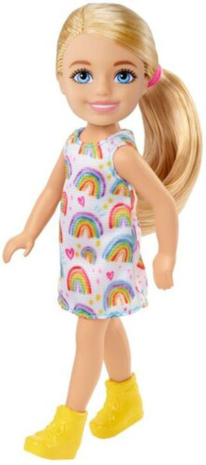 Mattel - Barbie Chelsea Doll with Rainbow Dress, Blonde