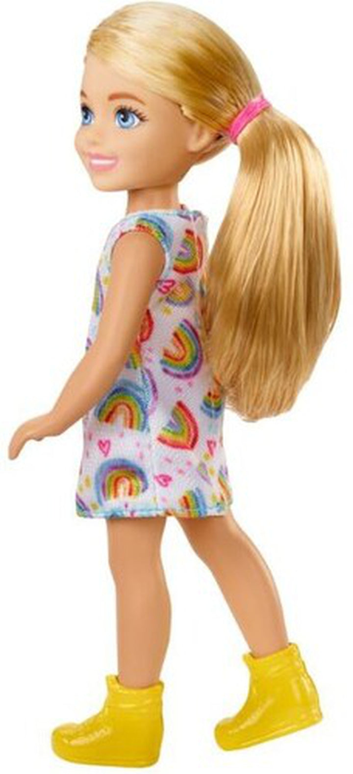 Mattel - Barbie Chelsea Doll with Rainbow Dress, Blonde