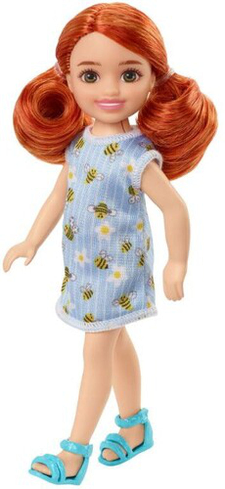 Mattel - Barbie Chelsea Doll with Bumble Bee Dress, Red Hair