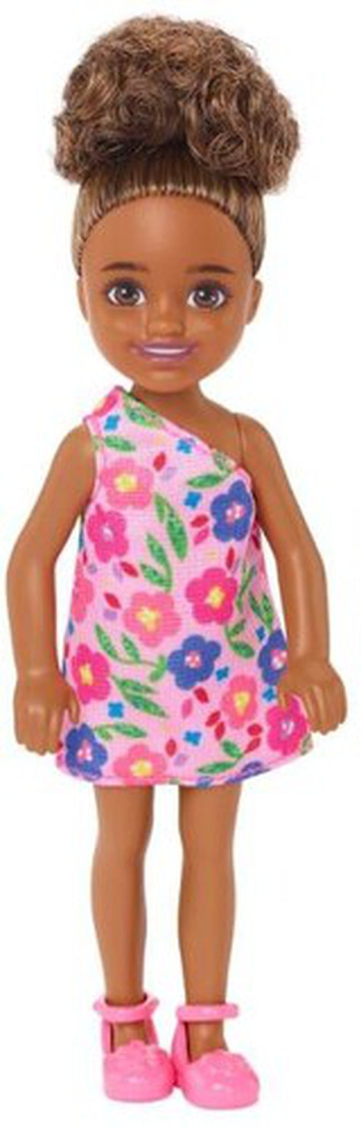 Mattel - Barbie Chelsea Doll with Pink Flowers Dress, African American