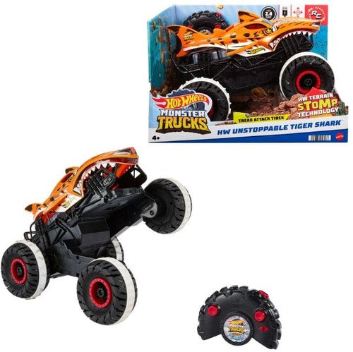 Mattel - Hot Wheels R/C Monster Truck 1:15 Unstoppable Tiger Shark