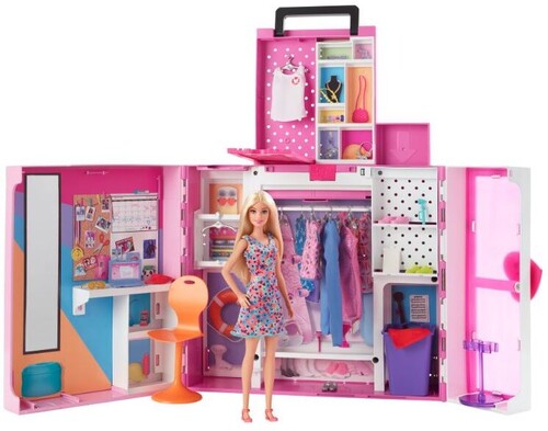 Mattel - Barbie Dream Closet with Doll