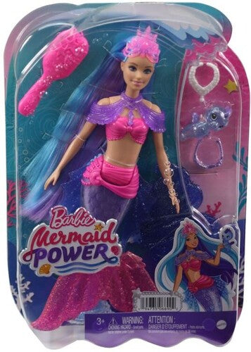 Mattel - Barbie Mermaid Power, Mermaid Malibu, Blue Hair