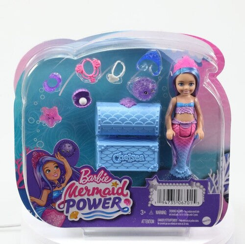 Mattel - Barbie Mermaid Power Chelsea Mermaid, Purple and Blue Hair