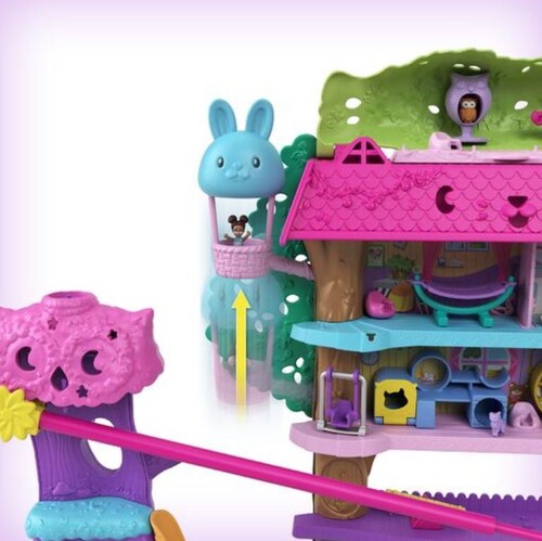 Mattel - Polly Pocket Pollyville Pet Adventures Treehouse