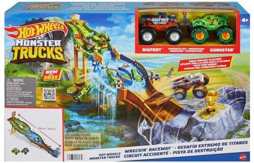 Mattel - Hot Wheels Monster Truck Wreckin' Raceway