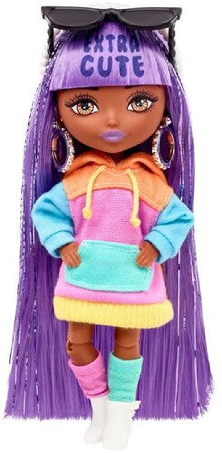 Mattel - Barbie Extra Mini Doll with Lavender Hair