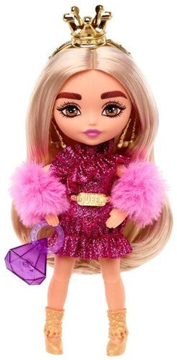 Mattel - Barbie Extra Mini Doll with Gold Crown