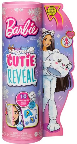 Mattel - Barbie Cutie Reveal Doll Winter Sparkle Polar Bear