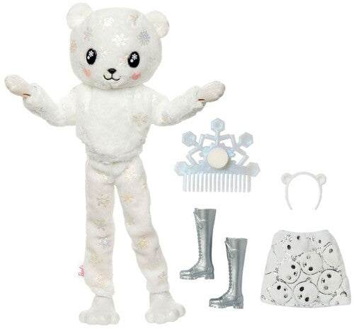 Mattel - Barbie Cutie Reveal Doll Winter Sparkle Polar Bear